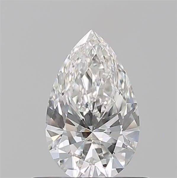 Diamond Natural 0,51Ct F-VVS2 Pear - GIA2547871251 1