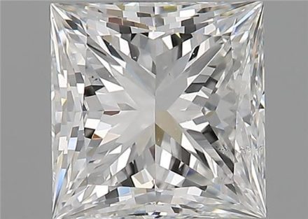 Diamond Natural 1,72Ct F-VS2 Princess - GIA1317538309 1
