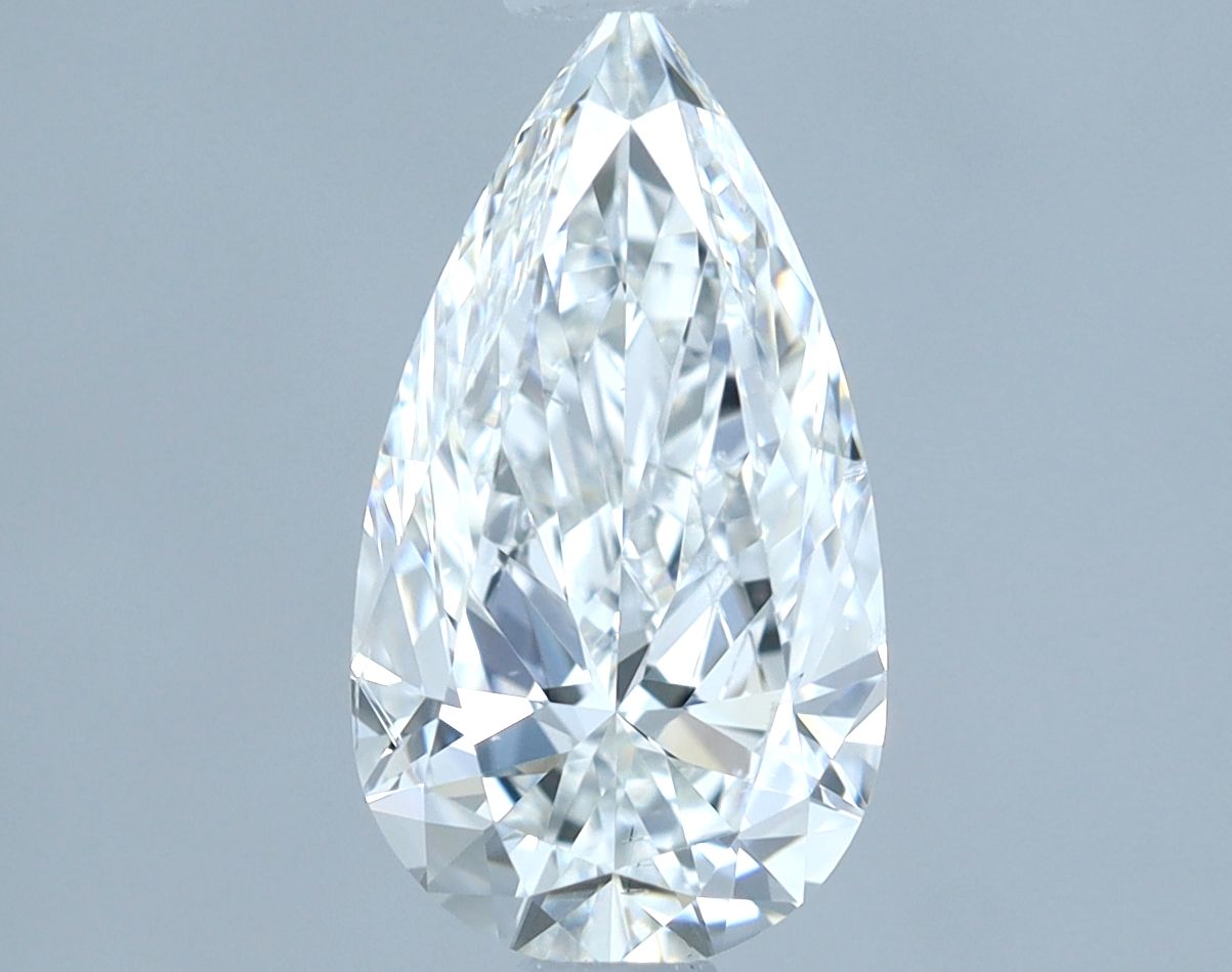 Diamond Natural 1,01Ct F-SI1 Pear - GIA7546670046 1