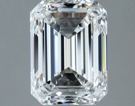 Diamond Natural 1,3Ct F-VVS1 Emerald - GIA7538606425 1