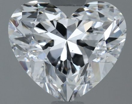 Diamond Natural 1,51Ct D-VS2 Heart - GIA1545315505 1