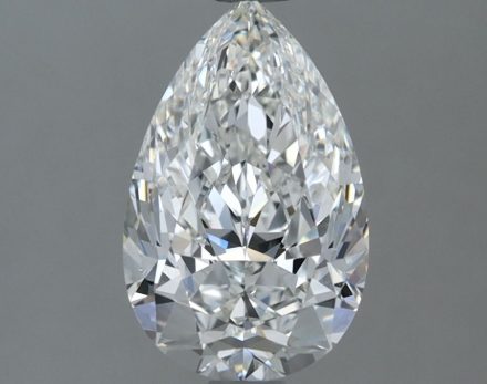 Diamond Natural 1,51Ct F-VVS1 Pear - GIA5546170584 1