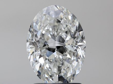 Diamond Natural 1,8Ct H-SI1 Oval - GIA1518709813 1
