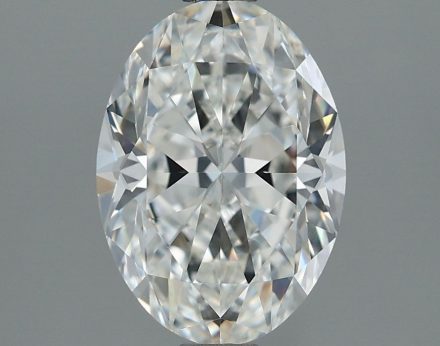 Diamond Natural 1,8Ct G-VVS1 Oval - GIA7542982183 1