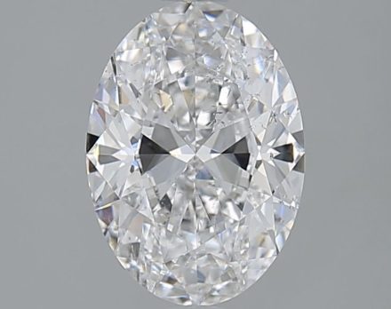 Diamond Natural 1,7Ct D-SI2 Oval - GIA2537064223 1