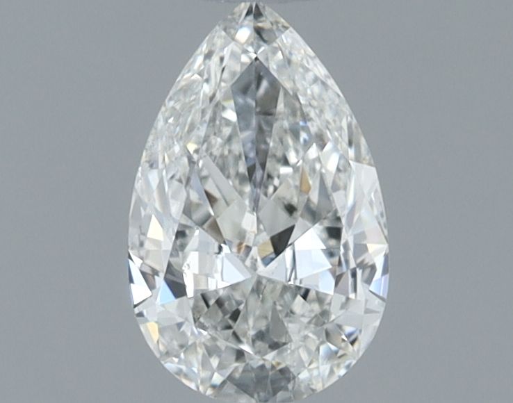 Diamond Natural 0,6Ct H-SI1 Pear - GIA1559089509 1