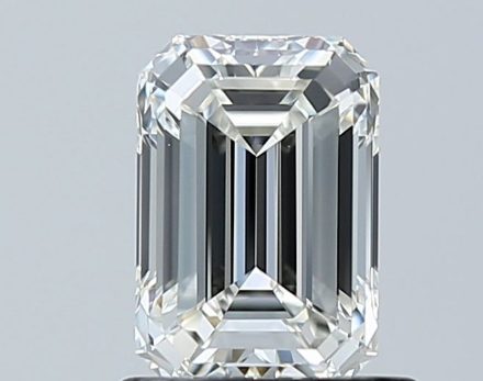 Diamond Natural 1Ct H-VVS1 Emerald - GIA2536150490 1