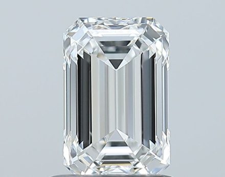 Diamond Natural 1,01Ct F-VVS2 Emerald - GIA6532151150 1
