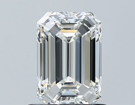 Diamond Natural 1Ct H-VVS2 Emerald - GIA2534402342 1