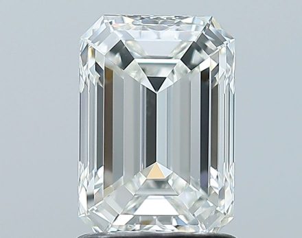 Diamond Natural 1,5Ct G-VVS2 Emerald - GIA5232852611 1
