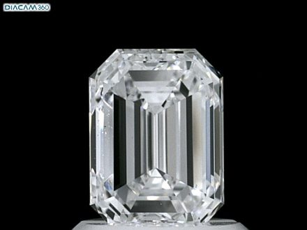 Diamond Natural 1,17Ct D-VVS2 Emerald - GIA5383428443 1