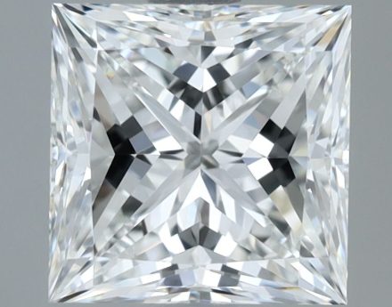 Diamond Natural 1,7Ct G-VVS1 Princess - GIA2537637101 1