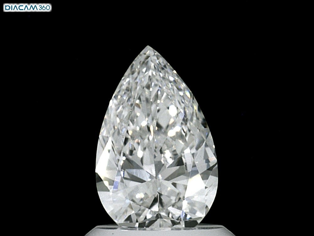 Diamond Natural 1Ct F-SI1 Pear - GIA6405817073 1