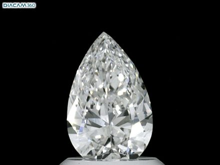 Diamond Natural 1Ct F-SI1 Pear - GIA6405817073 1