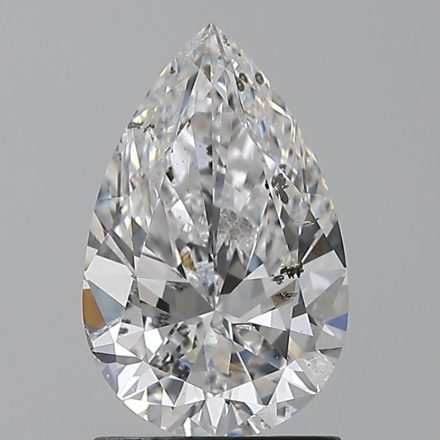 Diamond Natural 1,5Ct D-SI2 Pear - GIA5433414663 1