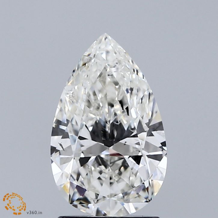Diamond Natural 1,5Ct J-SI2 Pear - GIA2557045687 1