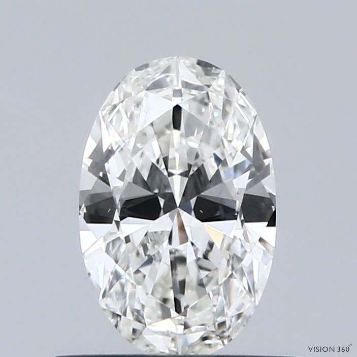 Diamond Natural 0,56Ct H-SI1 Oval - GIA2526831102 1