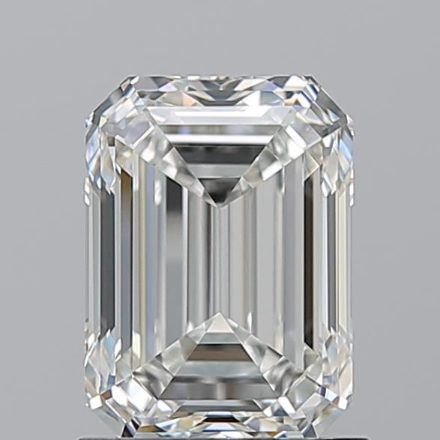 Diamond Natural 1,51Ct H-VVS2 Emerald - GIA7546215485 1