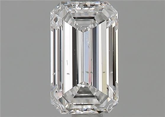 Diamond Natural 1Ct D-SI2 Emerald - GIA6392580158 1