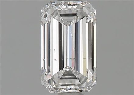 Diamond Natural 1Ct D-SI2 Emerald - GIA6392580158 1