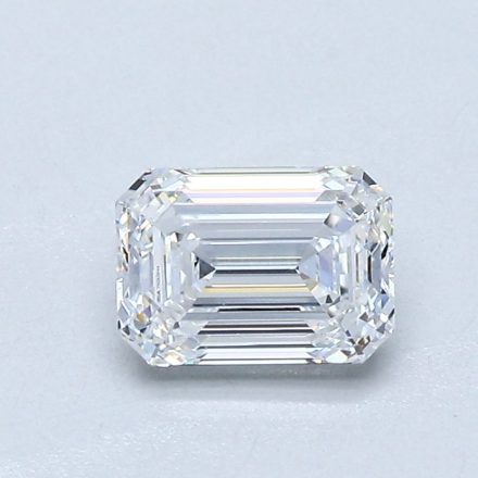 Diamond Natural 0,9Ct D-VVS1 Emerald - GIA7512638144 1