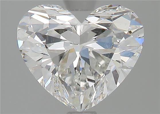 Diamond Natural 1,7Ct G-SI1 Heart - GIA6432838159 1