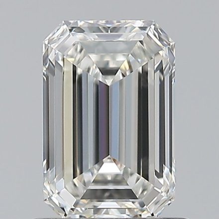 Diamond Natural 0,9Ct H-IF Emerald - GIA6521135819 1