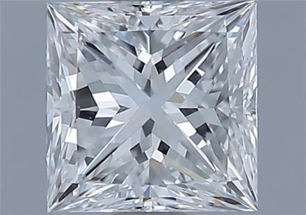 Diamond Natural 0,9Ct E-VVS2 Princess - GIA7458936717 1