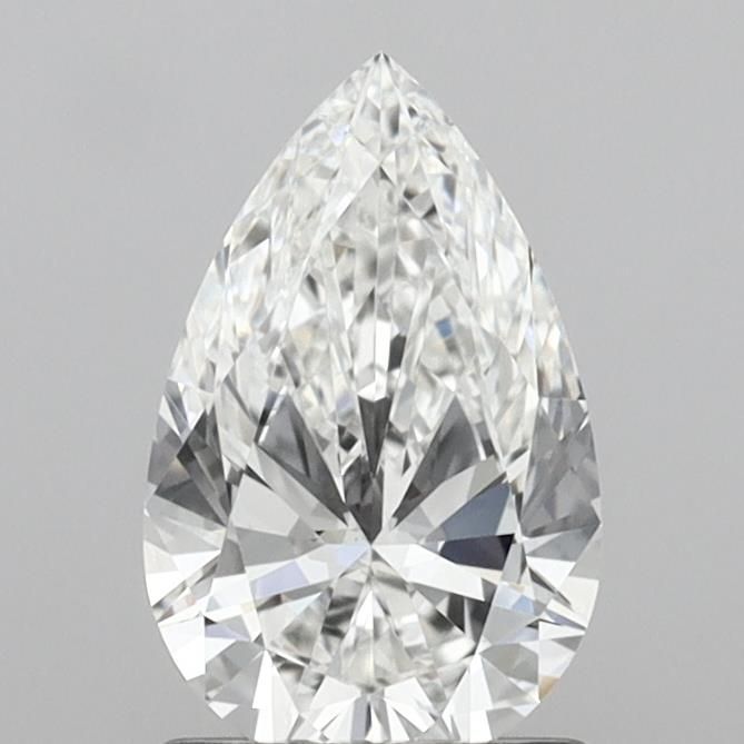 Diamond Natural 1,01Ct F-VVS2 Pear - GIA6542814139 1