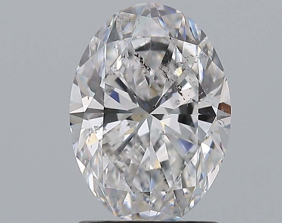 Diamond Natural 1,7Ct D-SI2 Oval - GIA1528303681 1