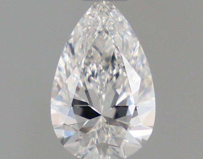 Diamond Natural 0,56Ct F-IF Pear - GIA7522961540 1