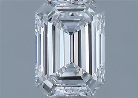 Diamond Natural 0,7Ct E-VVS1 Emerald - GIA6475651186 1