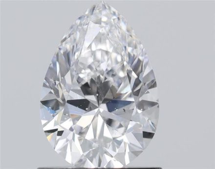 Diamond Natural 1Ct D-SI1 Pear - GIA2456212595 1