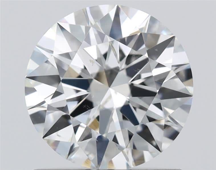 Diamond Natural 1Ct H-SI2 Round - GIA2457322065 1