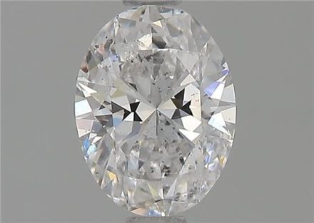Diamond Natural 0,9Ct D-SI2 Oval - GIA2247922447 1