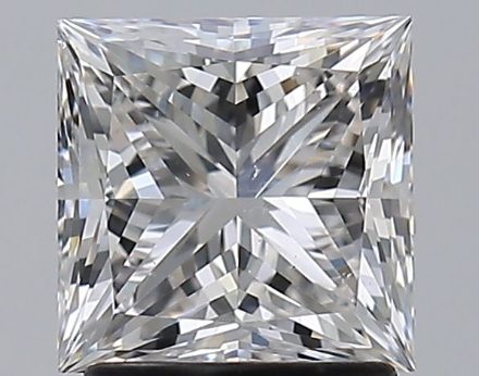 Diamond Natural 1,9Ct G-SI1 Princess - GIA6522254913 1