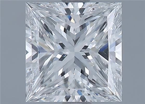 Diamond Natural 1,7Ct F-VVS2 Princess - GIA1458129555 1
