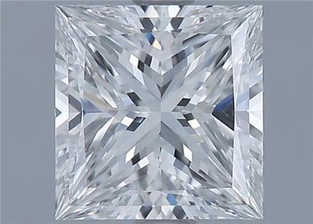 Diamond Natural 1,7Ct F-VVS2 Princess - GIA1458129555 1
