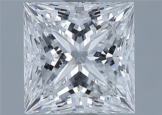 Diamond Natural 1,61Ct F-VS2 Princess - GIA7211802210 1