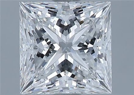 Diamond Natural 1,61Ct F-VS2 Princess - GIA7211802210 1