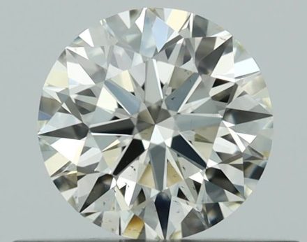 Diamond Natural 0,41Ct L-VS2 Round - GIA2494650381 1