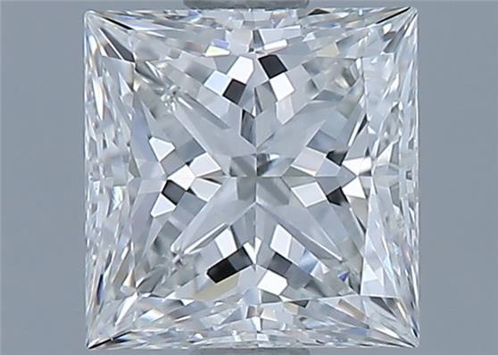 Diamond Natural 0,93Ct F-VS1 Princess - GIA7482092566 1