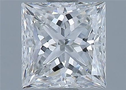 Diamond Natural 0,93Ct F-VS1 Princess - GIA7482092566 1