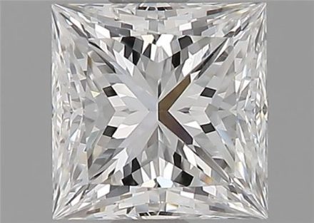 Diamond Natural 0,91Ct F-VS1 Princess - GIA6451124677 1