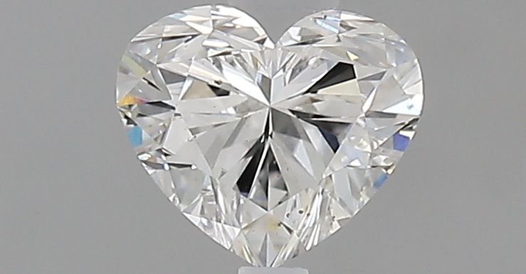 Diamond Natural 0,51Ct F-SI1 Heart - GIA6525804276 1