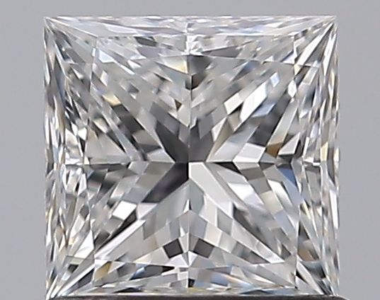 Diamond Natural 0,9Ct F-VVS1 Princess - GIA7483232589 1