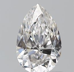 Diamond Natural 0,7Ct F-SI1 Pear - GIA6382593610 1
