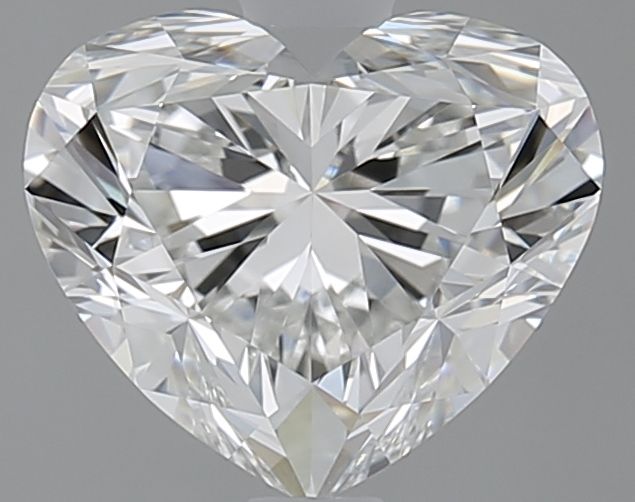 Diamond Natural 1,7Ct G-VVS2 Heart - GIA3515400080 1