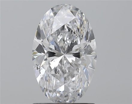 Diamond Natural 1,51Ct D-SI2 Oval - GIA1459271617 1