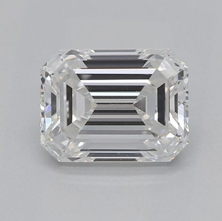 Diamond Natural 0,9Ct F-VS2 Emerald - GIA1225714309 1